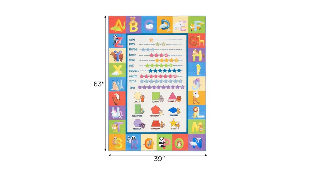 Cooperstown Kids' Playhouse Rug Dimensions