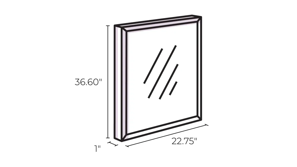 Devoll Wall Mirror Dimensions