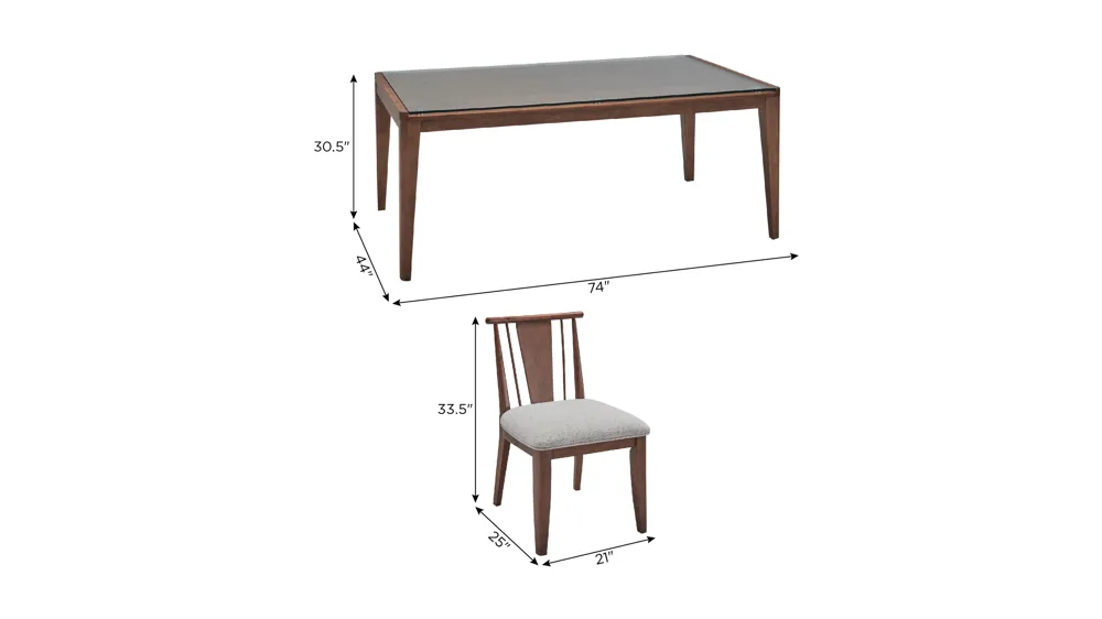Kerrigan 7-pc. Dining Set Dimensions