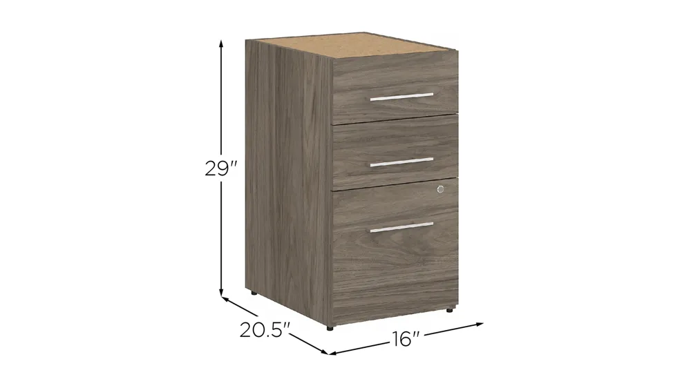 Office 500 16W 3 Drawer File Cabinet Dimensions