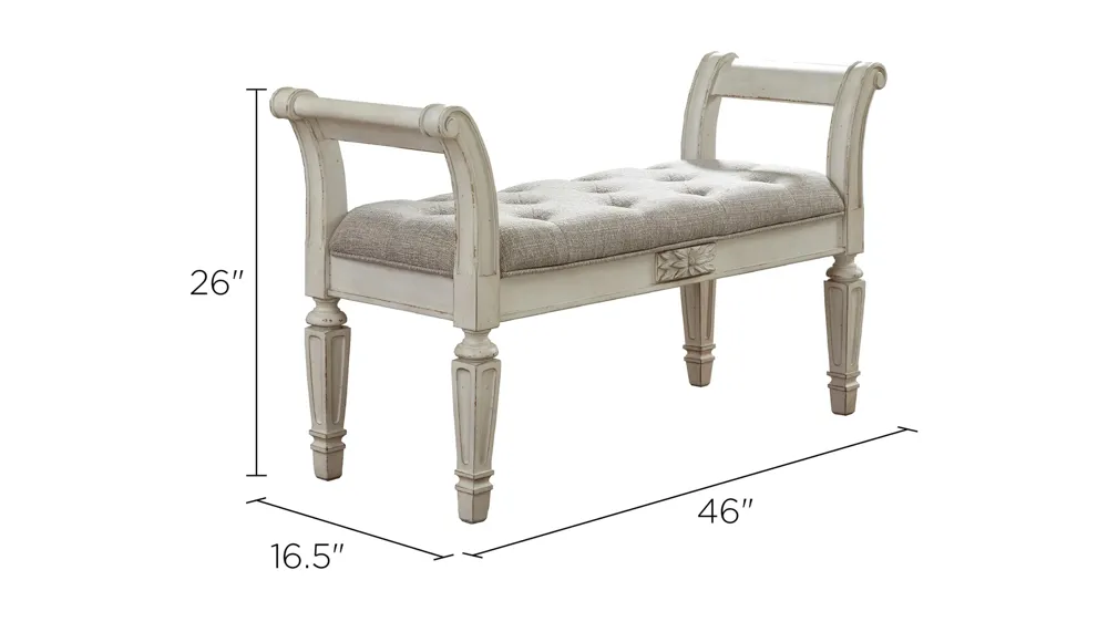 Libbie Accent Bench Dimensions