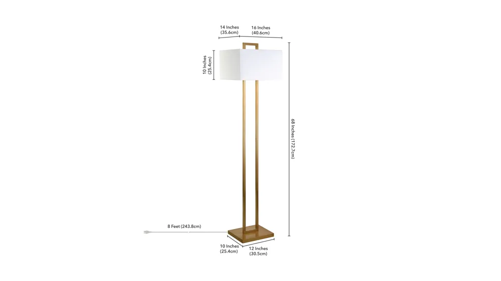 Bryson Floor Lamp Dimensions