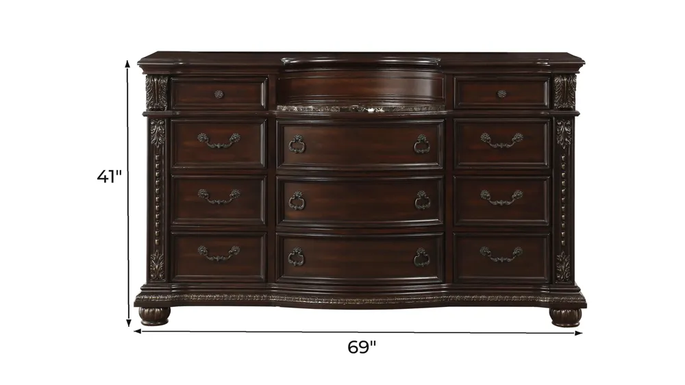 Palace Bedroom Dresser Dimensions