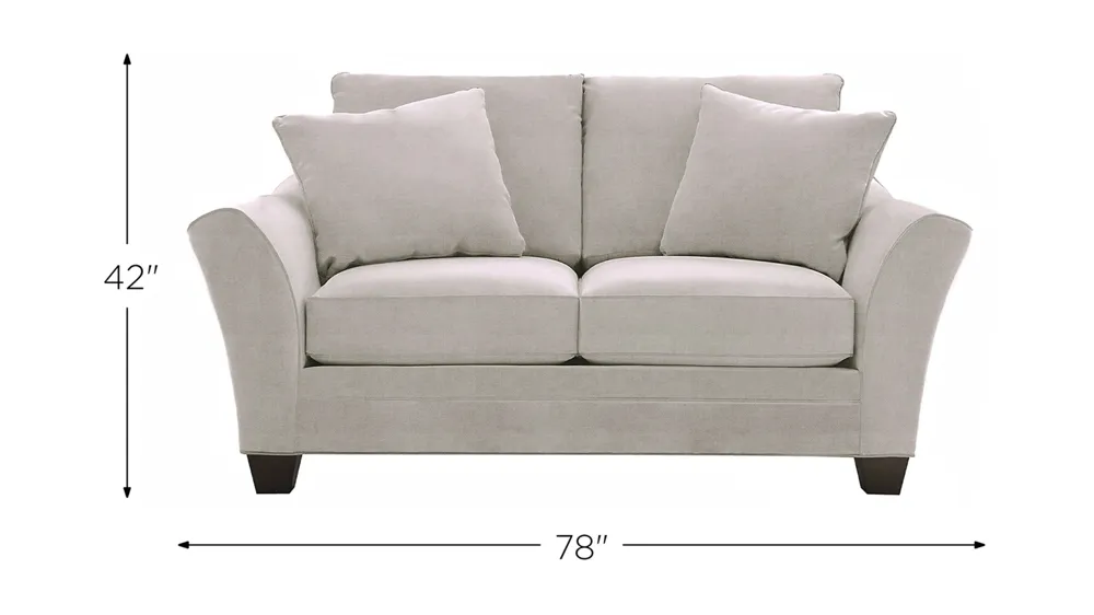 Briarwood Loveseat Dimensions