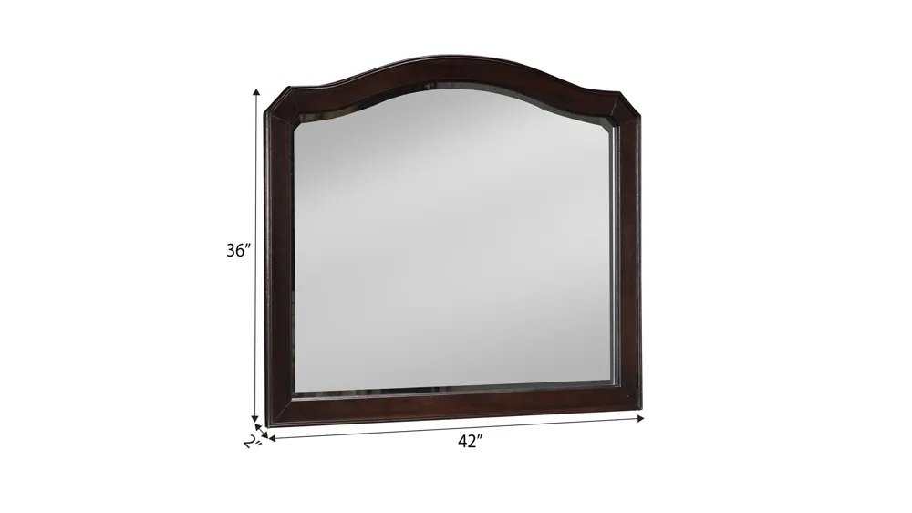 Abbot Bedroom Dresser Mirror Dimensions