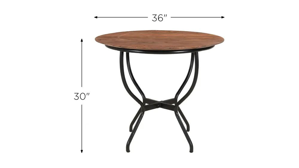 Bradford II Dining Table Dimensions