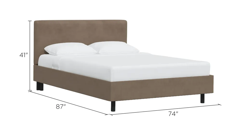 Valerie Platform Bed Dimensions