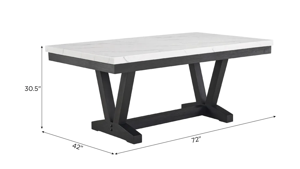 Vance Dining Table Dimensions