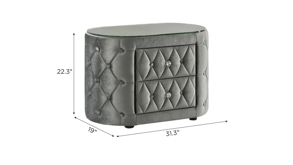 Voltare Nightstand Dimensions