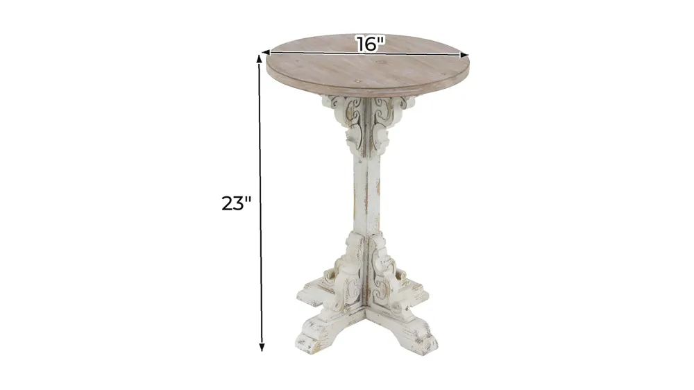 Ivy Collection Side Accent Table Dimensions