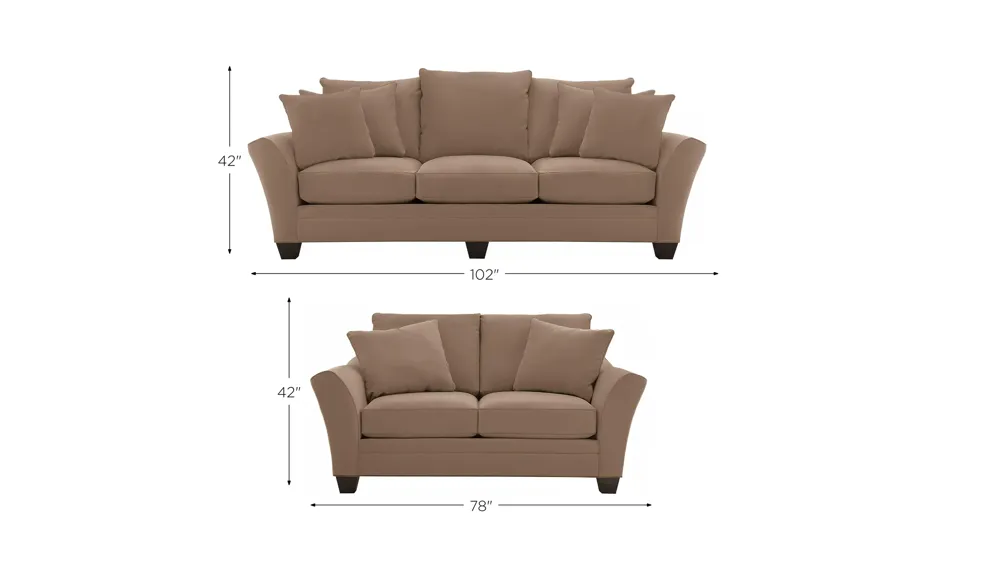 Briarwood Living Room Set Dimensions