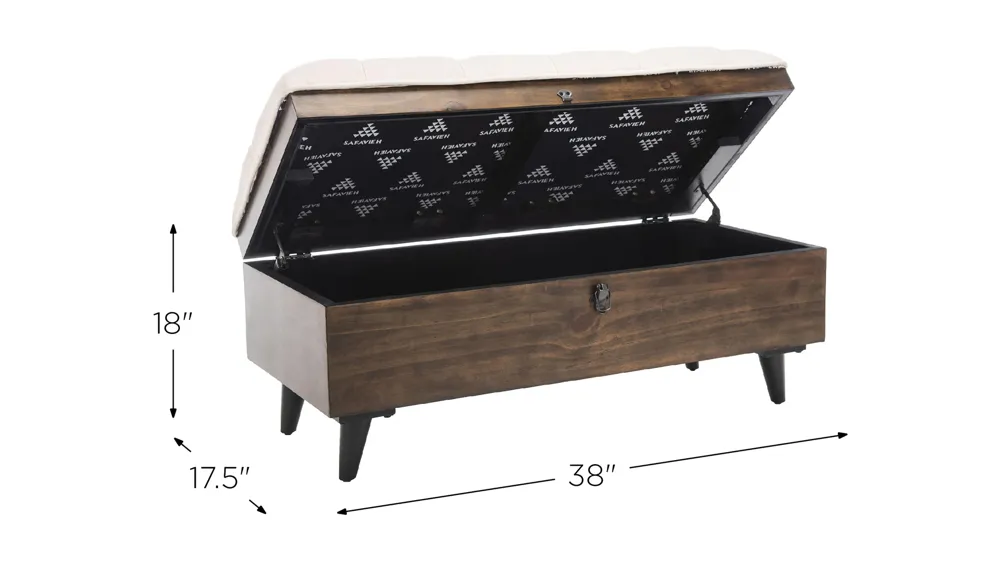 Paula Tufted Cocktail Ottoman Dimensions