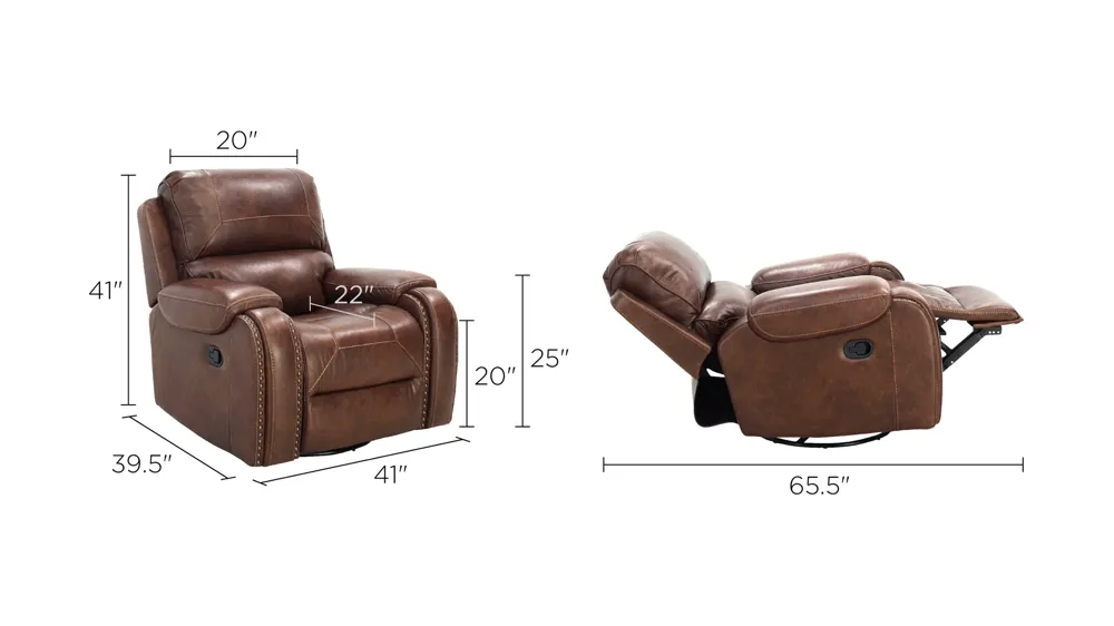 Pettit Swivel Glider Recliner Dimensions