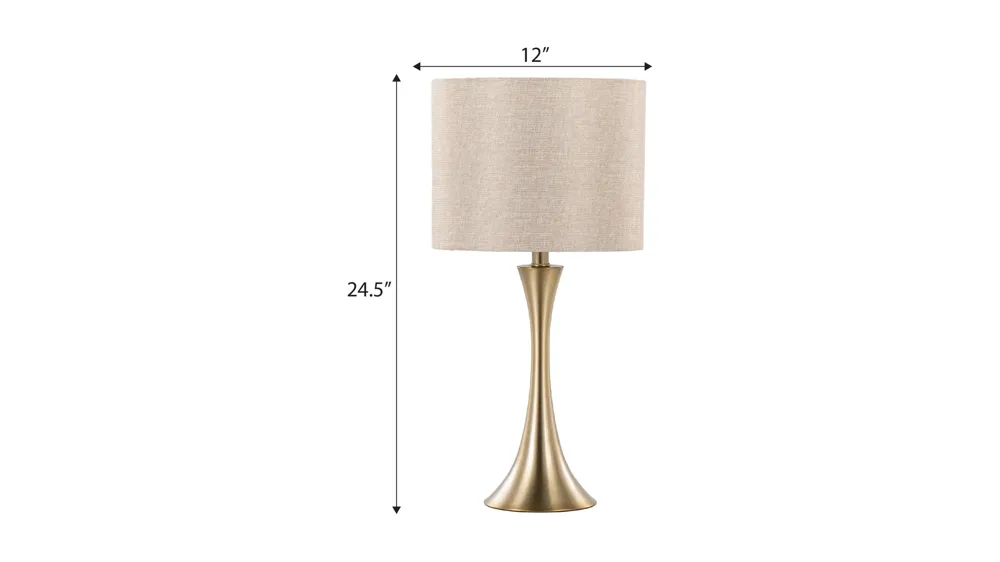 Lenuxe Table Lamp - Set of 2 Dimensions