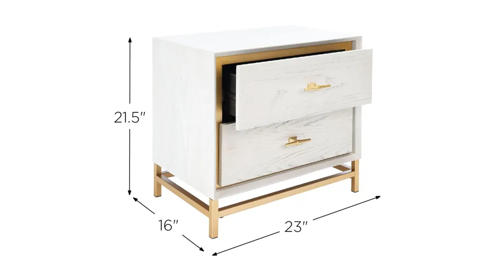 Ashli Nightstand Dimensions