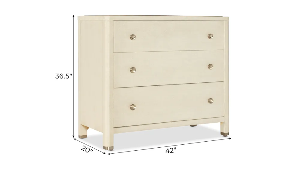 Archives Three-Drawer Chest Dimensions
