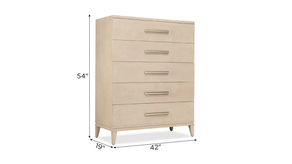 Westwood Five Drawer Chest Dimensions