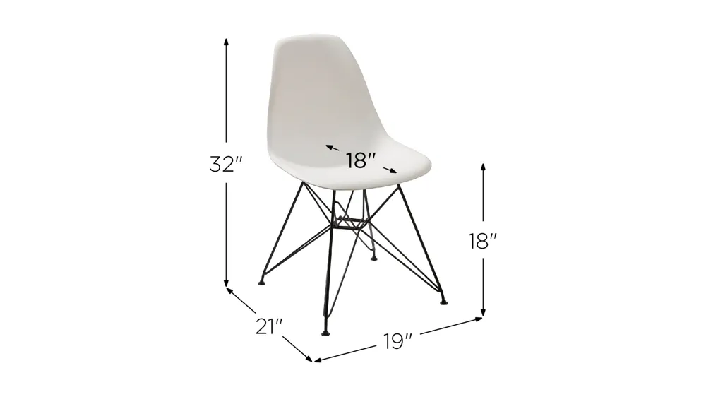 Crossroads Rostock Dining Chair Dimensions