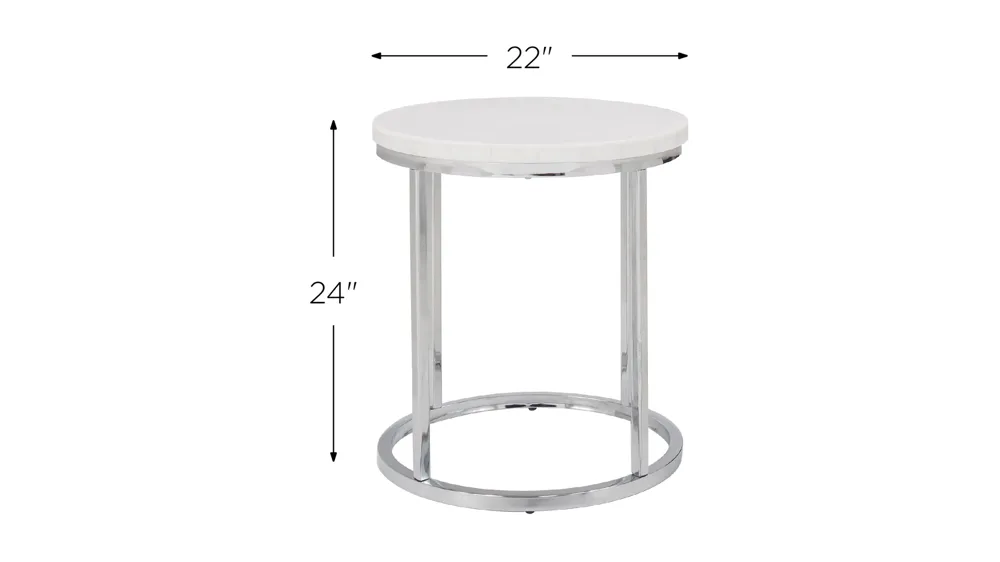 Sabrina End Table Dimensions