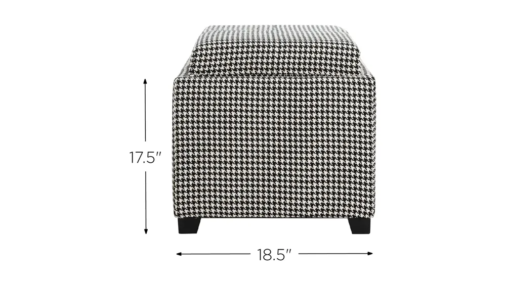Palmer Single Tray Ottoman Dimensions