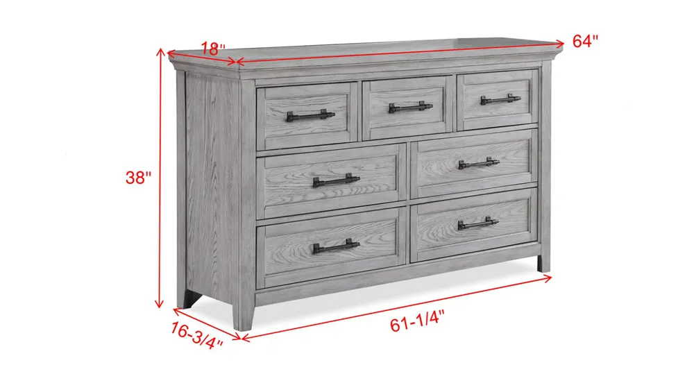 Beckett Dresser Dimensions