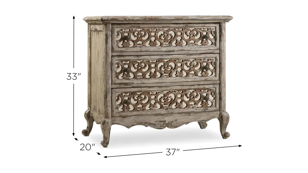 Chatelet Fretwork Nightstand Dimensions