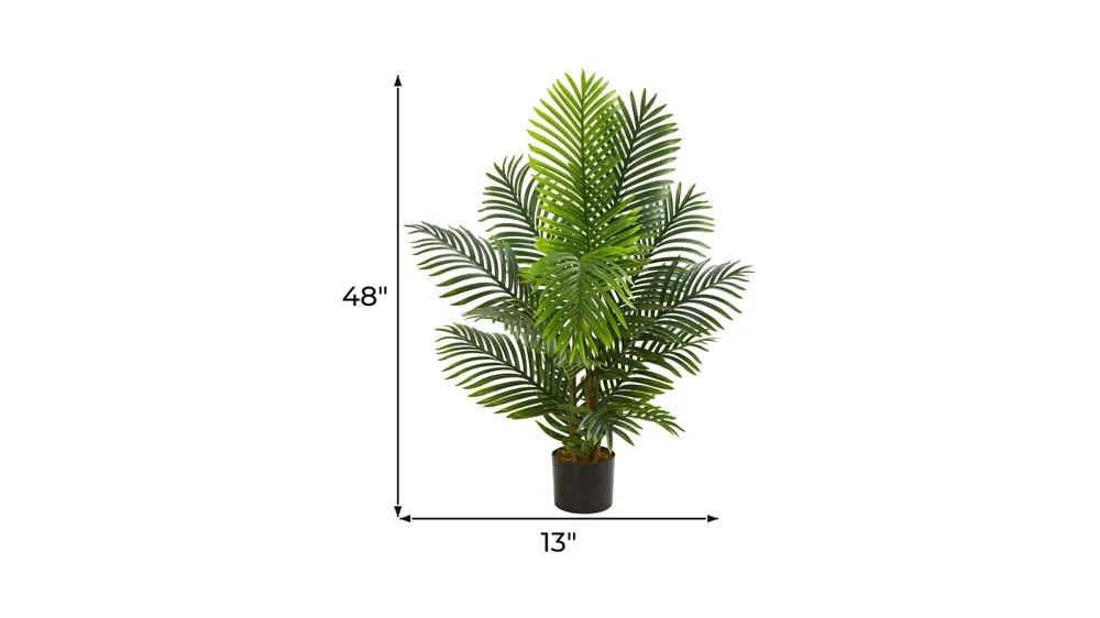 4ft. Paradise Palm Artificial Tree Dimensions