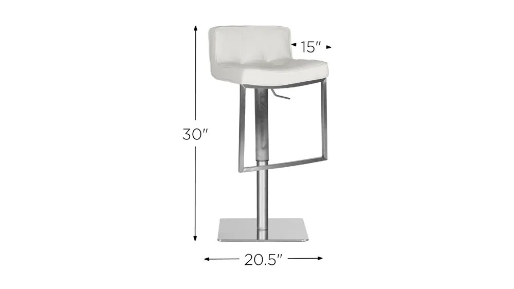 Ciera Swivel Bar Stool Dimensions