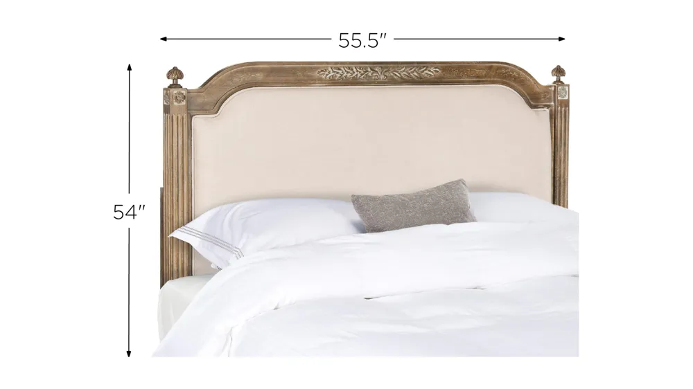 Rustic Wood Upholstered Headboard Dimensions