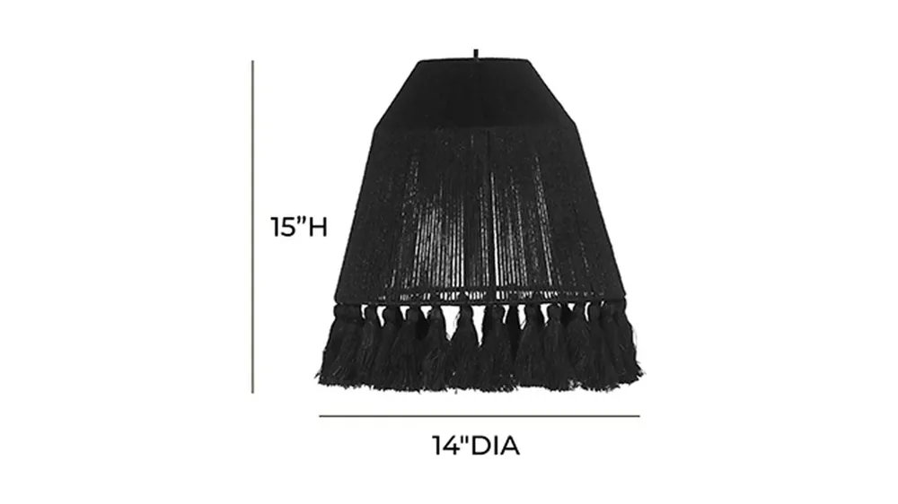 Bokaro Pendant Lamp Dimensions