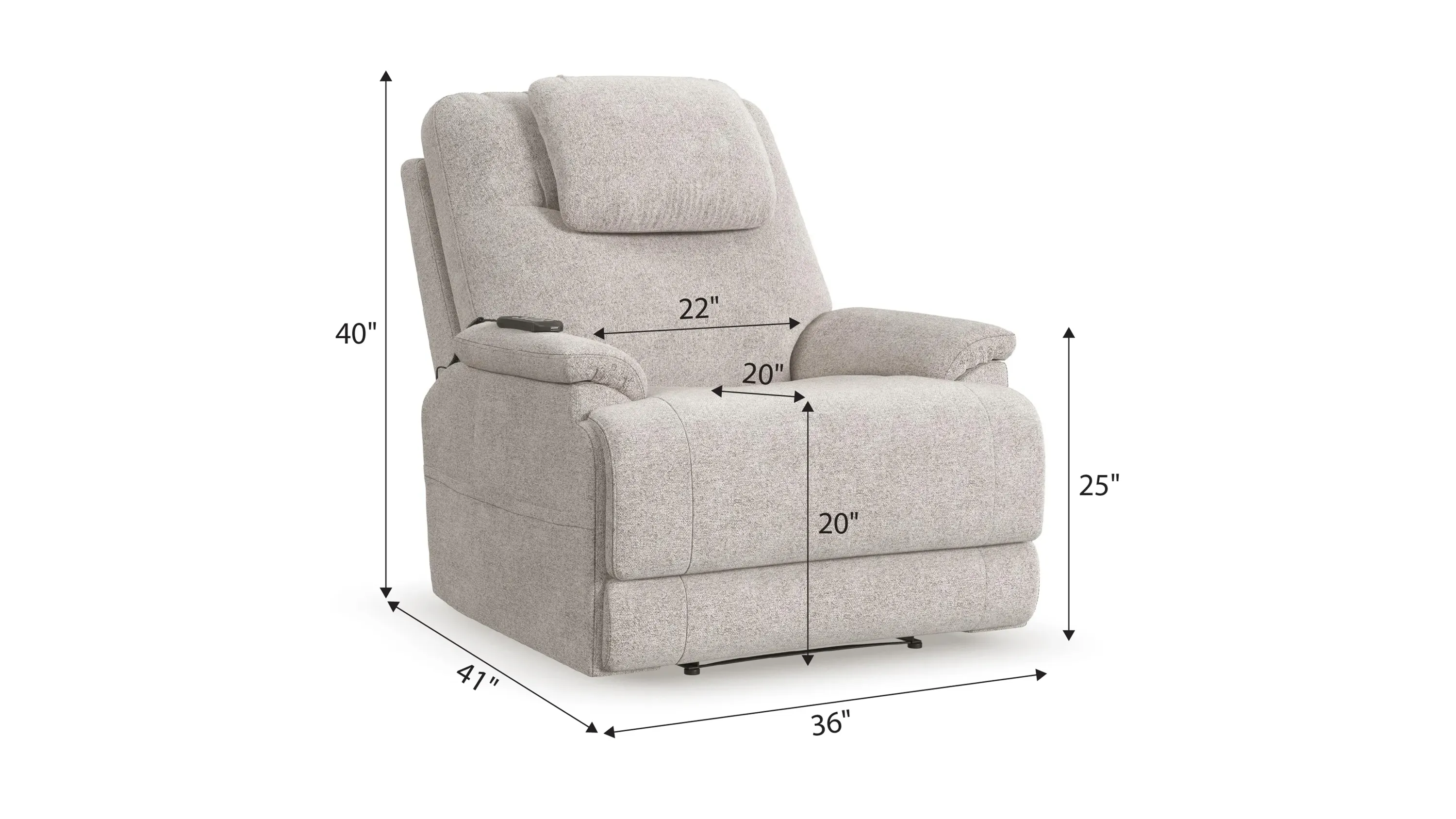 Zecliner Triple Power Lift Recliner | Raymour & Flanigan