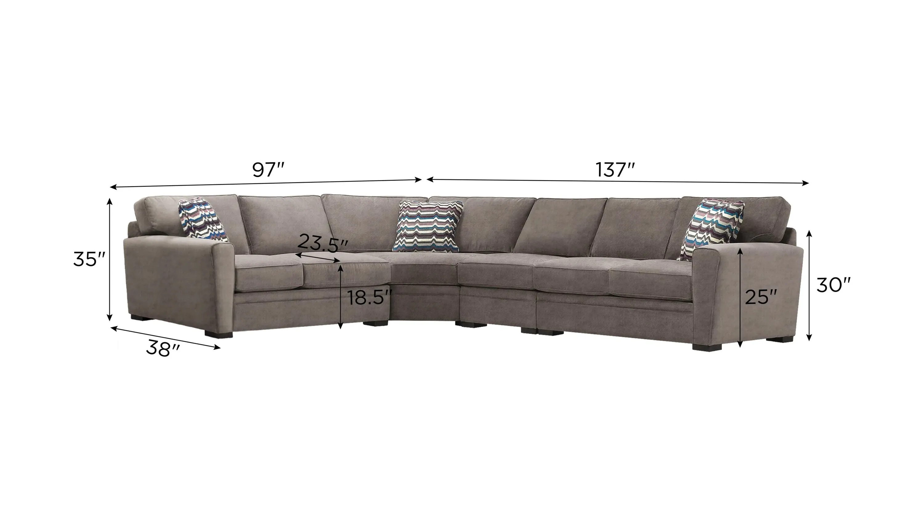 Artemis II 4-pc. Sectional | Raymour & Flanigan