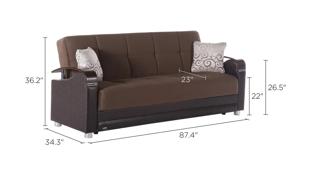 Kylian Sleeper Sofa Dimensions