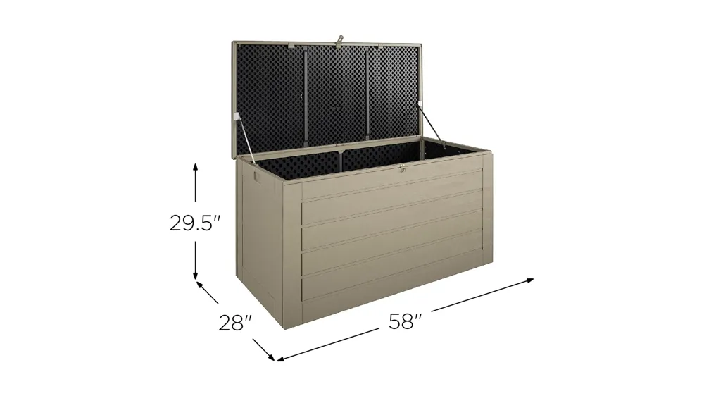 COSCO Outdoor Patio Deck Storage Box Dimensions