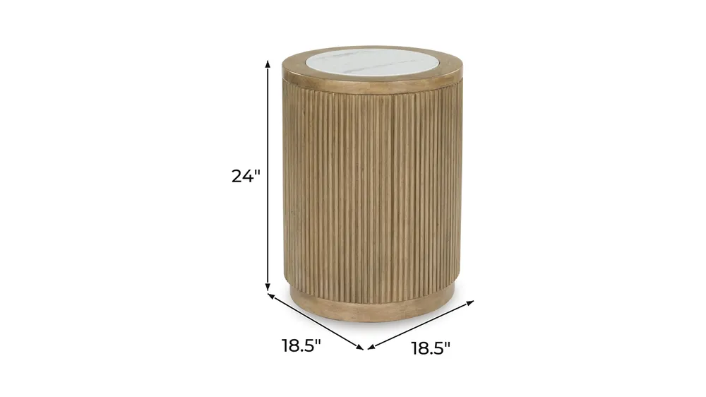 Camdill End Table Dimensions