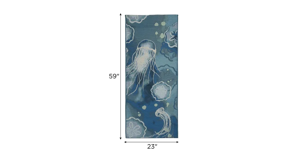 Esencia Jelly Fish Indoor/Outdoor Mat Dimensions