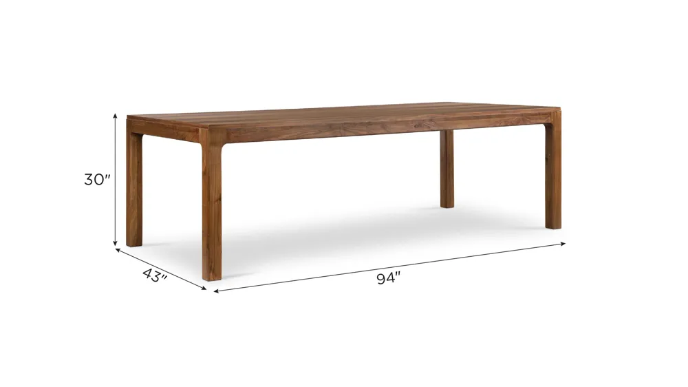 Arturo Dining Table Dimensions