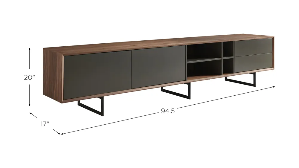 Anderson 95" Media Stand Dimensions