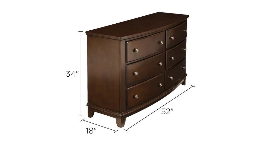 Kylie Youth Bedroom Dresser Dimensions