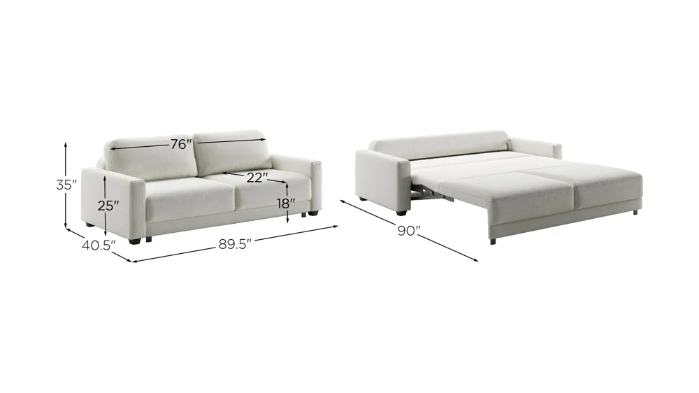 Belton King Sofa Sleeper Dimensions