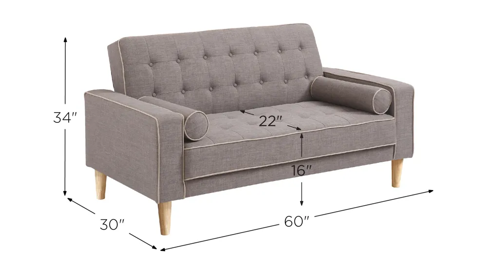 Andrews Klik Klak Loveseat Dimensions