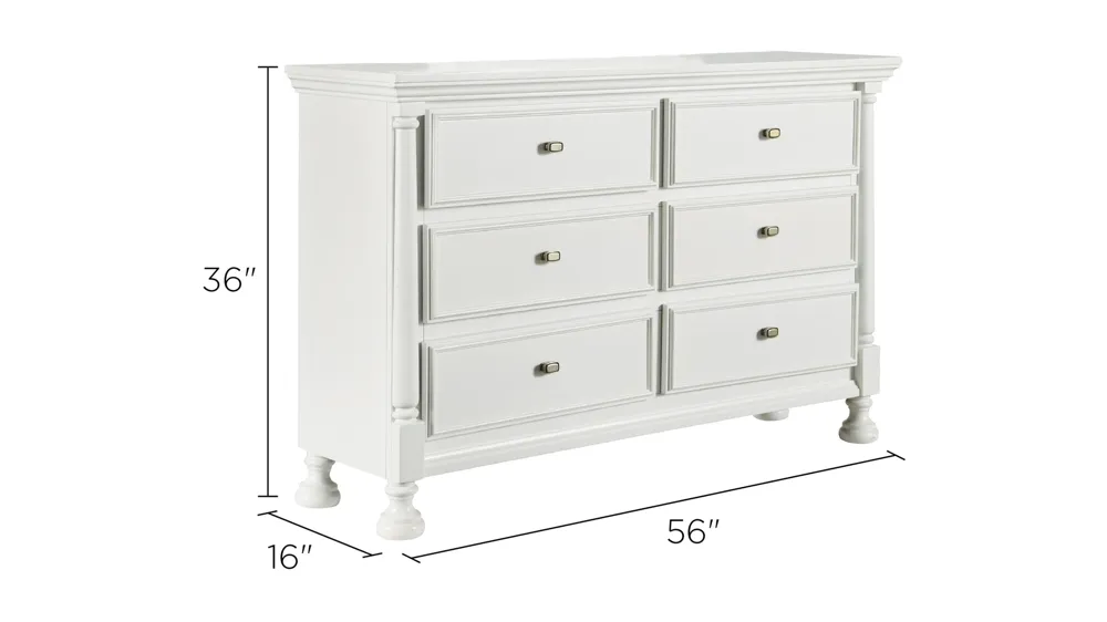 Eliza Bedroom Dresser Dimensions
