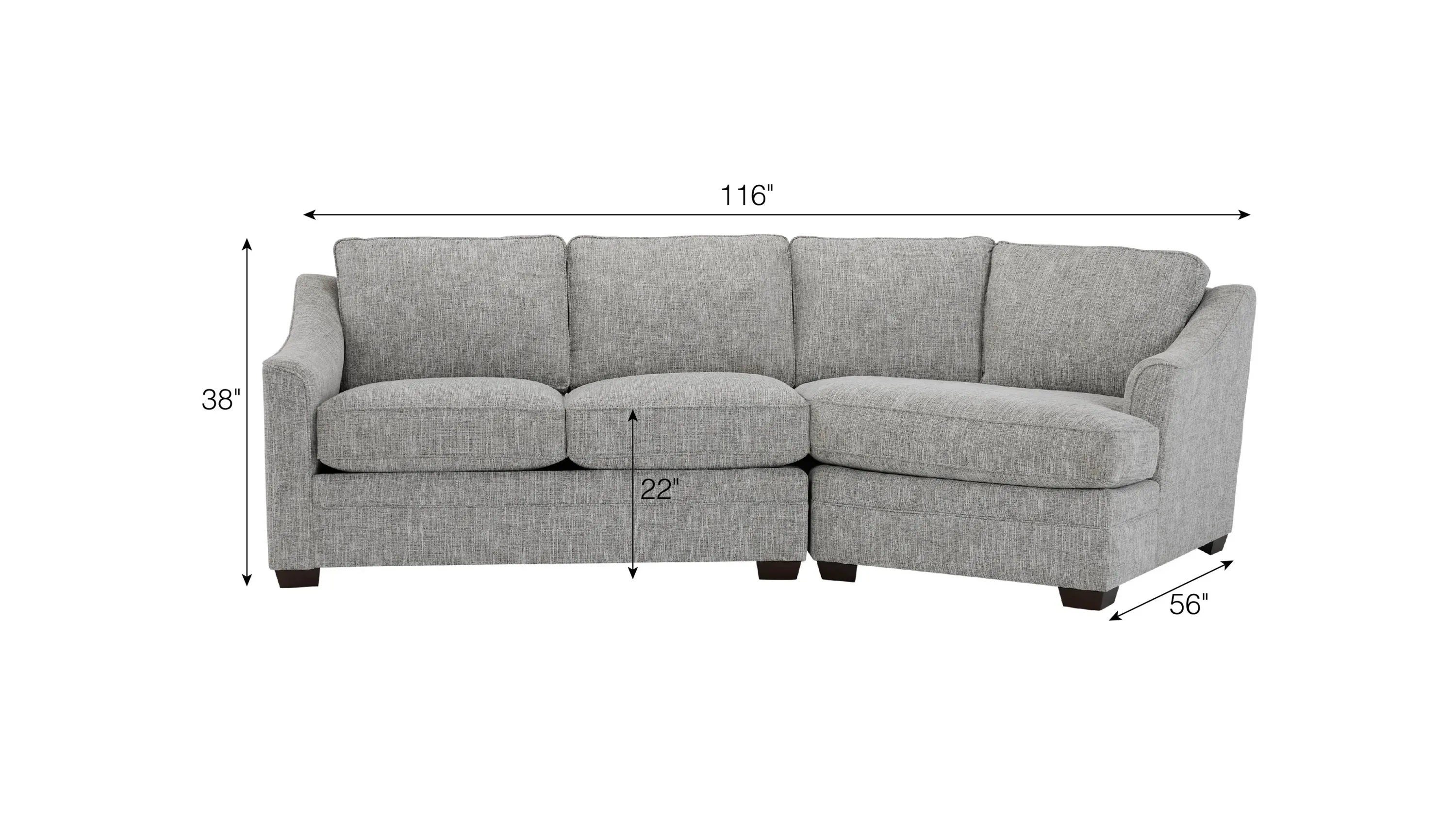 Fairhaven 2-pc. Sofa Cuddler | Raymour & Flanigan