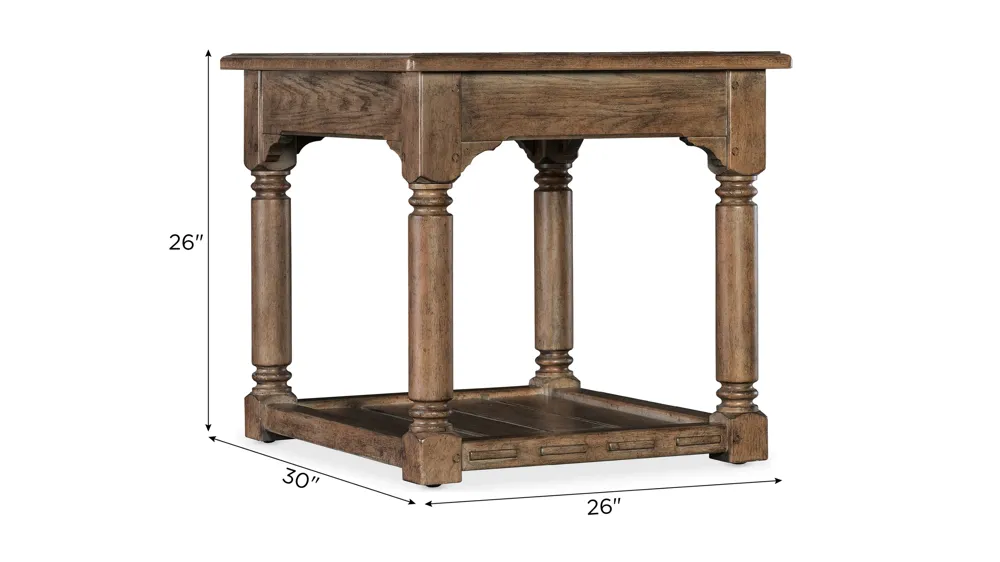 Americana End Table Dimensions