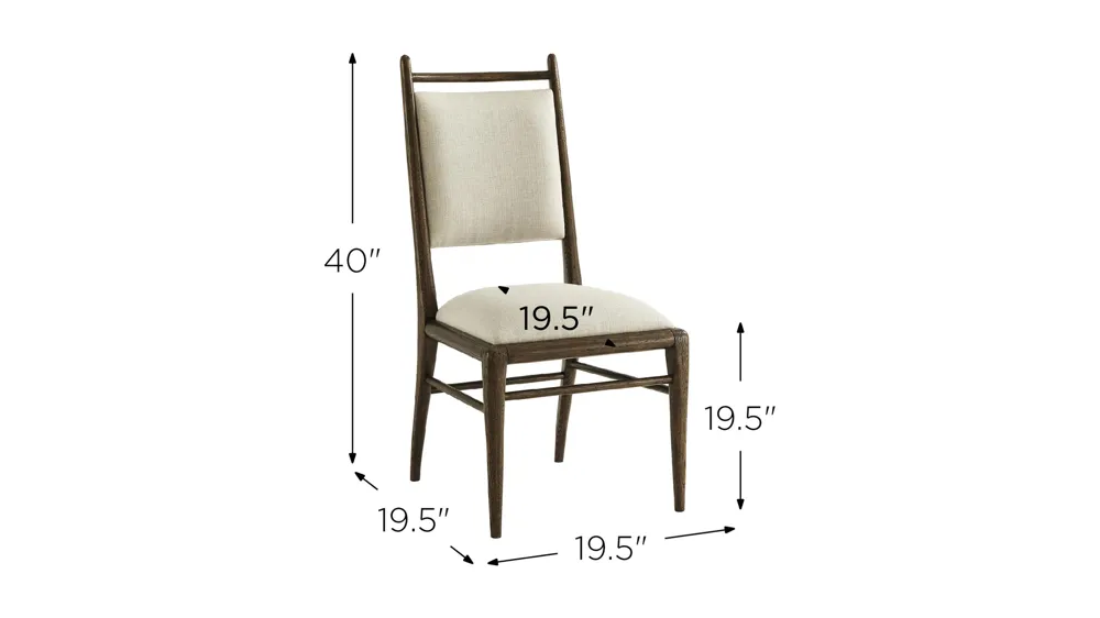 Nova Dining Side Chair II Dimensions