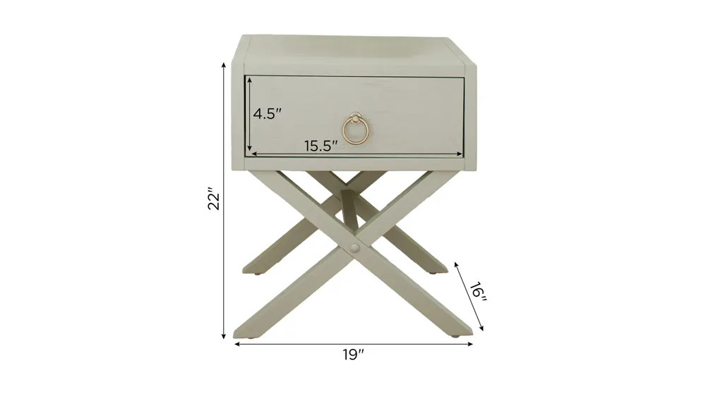 East End Accent Table Dimensions