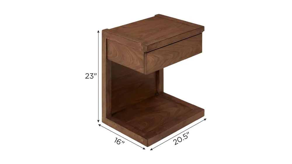Aversa 1-Drawer Nightstand | Raymour & Flanigan