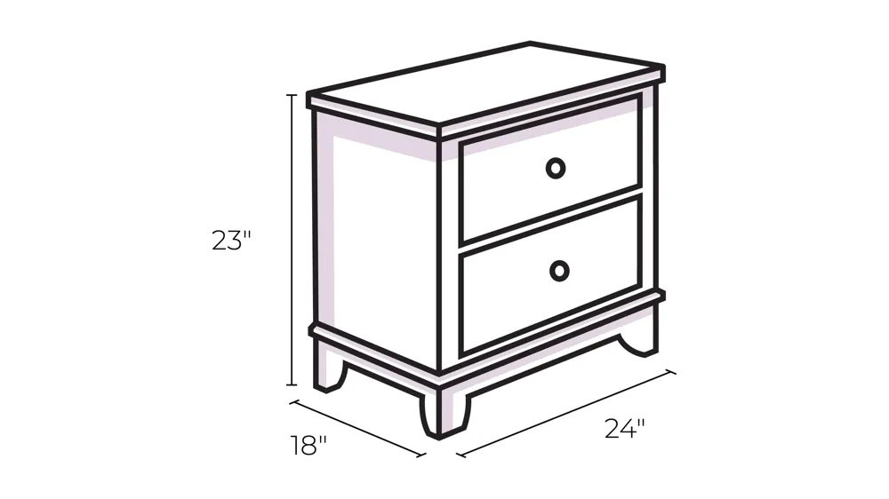 Marquis 3-pc. Bedroom Set Dimensions