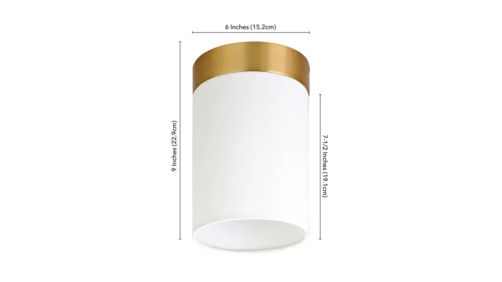 Shannon Semi Flush Mount Dimensions