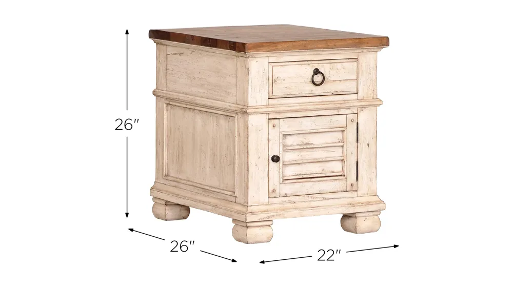 Belmont End Table Dimensions